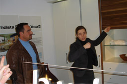 Посещение домашней выставки и производства фабрики Hulsta в городе Stadtlohn (Германия).